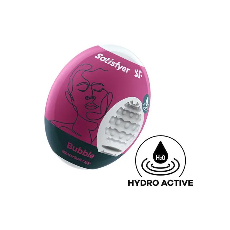 Satisfyer Masturbator Egg Ovetto Uso E Getta Per Lui - Bubble-1