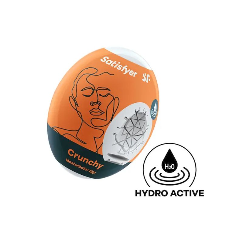 Satisfyer Masturbator Egg Ovetto Uso E Getta Per Lui - Crunchy-1