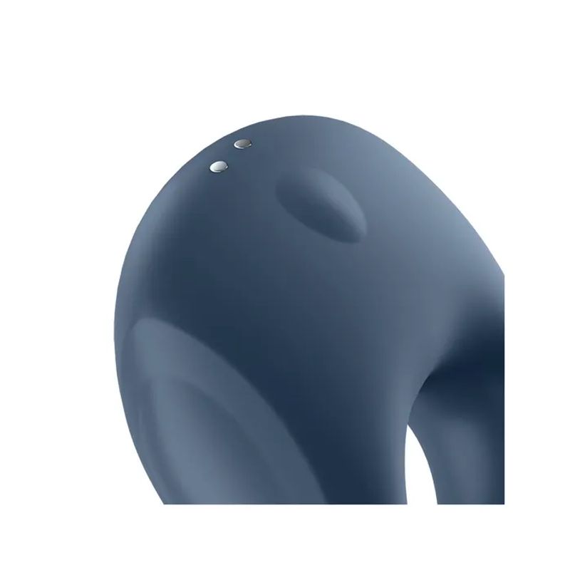 Satisfyer Strong One Connect App Anello Fallico Blu-4