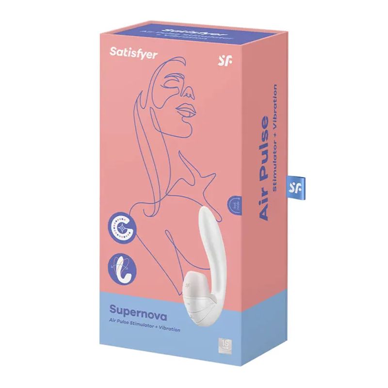 Satisfyer Supernova Vibratore Clitoride Bianco-5