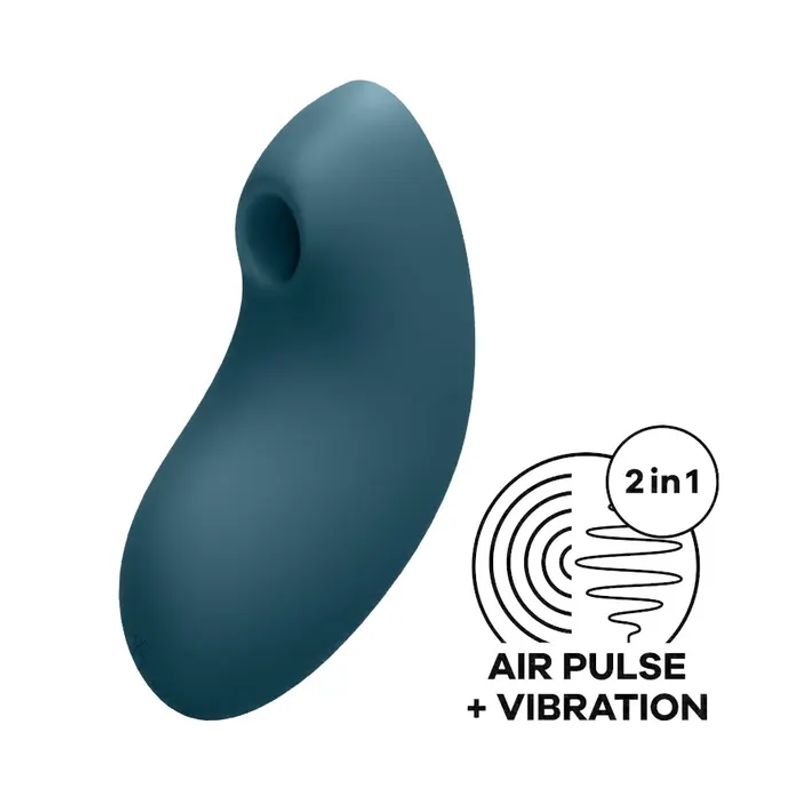 Satisfyer Vulva Lover 2 Vibratore Clitoride Blu-1