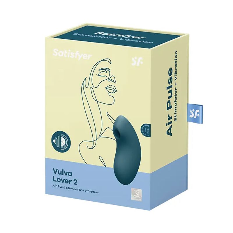 Satisfyer Vulva Lover 2 Vibratore Clitoride Blu-4