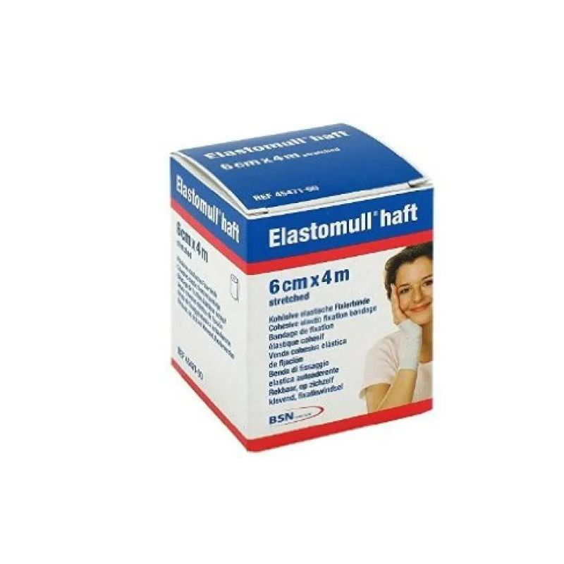 Elastomull Haft Blu benda elastica autoadesiva 6x400cm-1