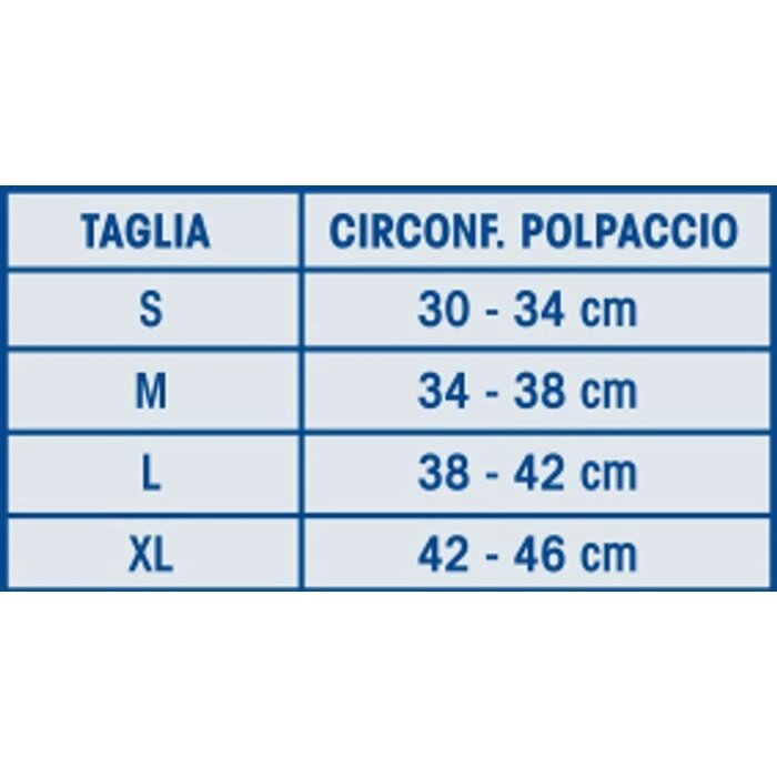 Sauber Sport Gambale Unisex a Compressione colore Grigio-Rosso taglia S-6