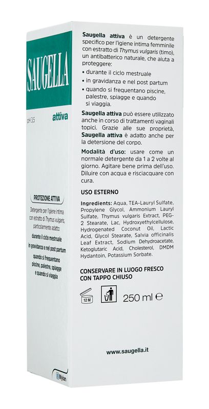 Saugella Attiva pH 3,5 detergente intimo 250ml-4