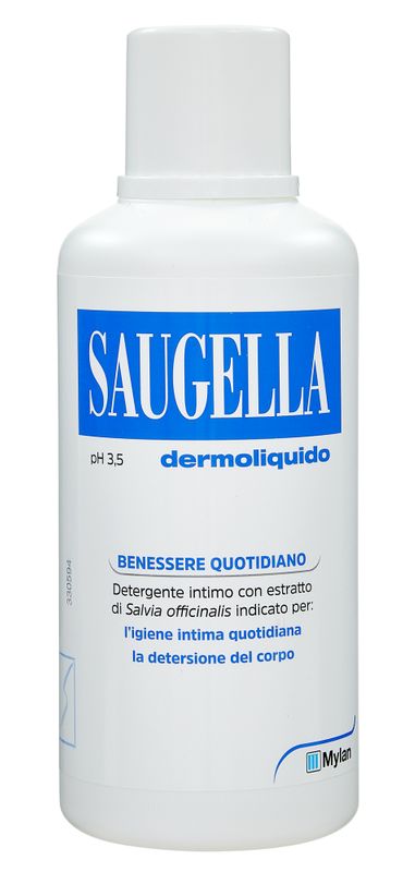 Saugella Dermoliquido pH 3,5 detergente intimo età fertile 500ml-1