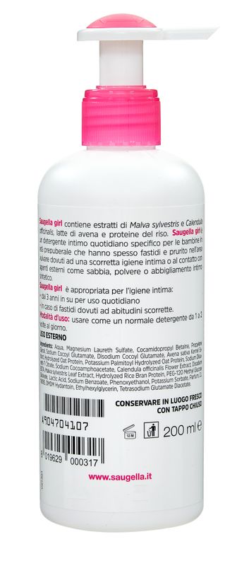 Saugella girl ph 4,5 per bambine e adolescenti 200ml-2