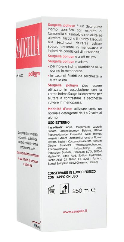 Saugella Poligyn detergente intimo pH neutro 250 ml-4