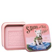 La Savonnerie De Nyons Sapone Alla Rosa Con Olio di Oliva 100g-1