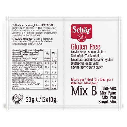 Schar Gluten Free Lievito Secco senza Glutine 2x10g-2