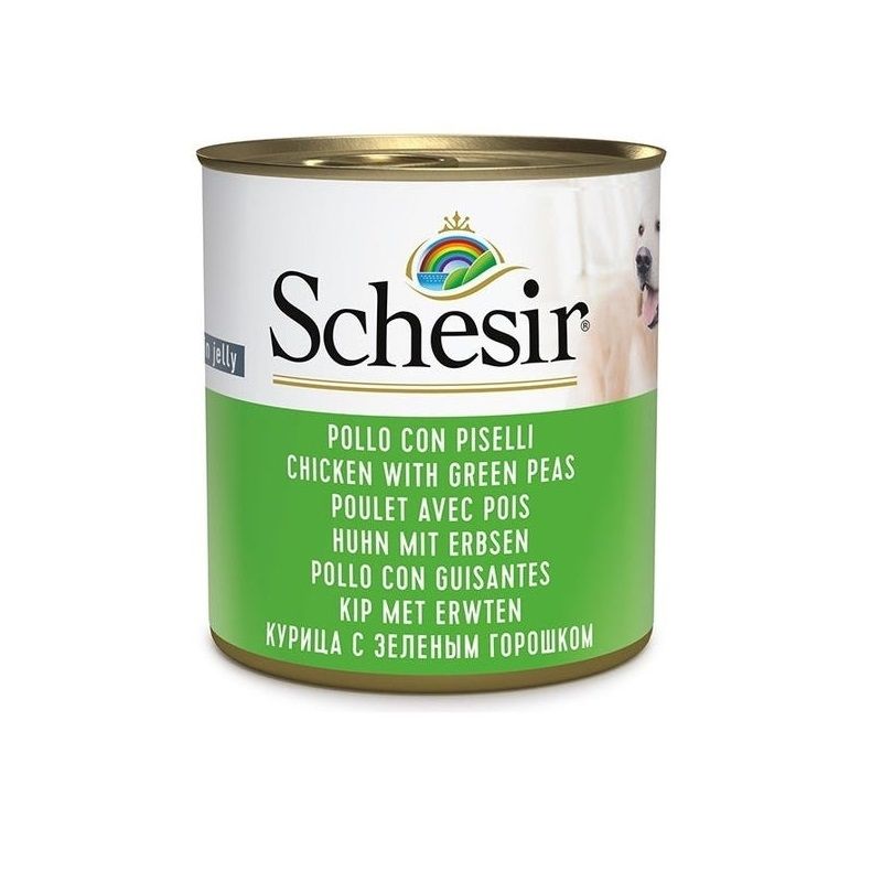 Schesir Pollo Con Piselli Cibo Umido Cani Adulti Lattina 285g-1