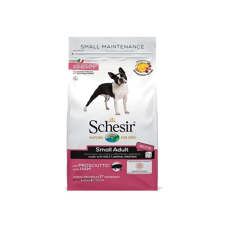 Schesir Prosciutto Cibo Secco Cani Adulti Taglia Piccola Sacco 2 Kg-1