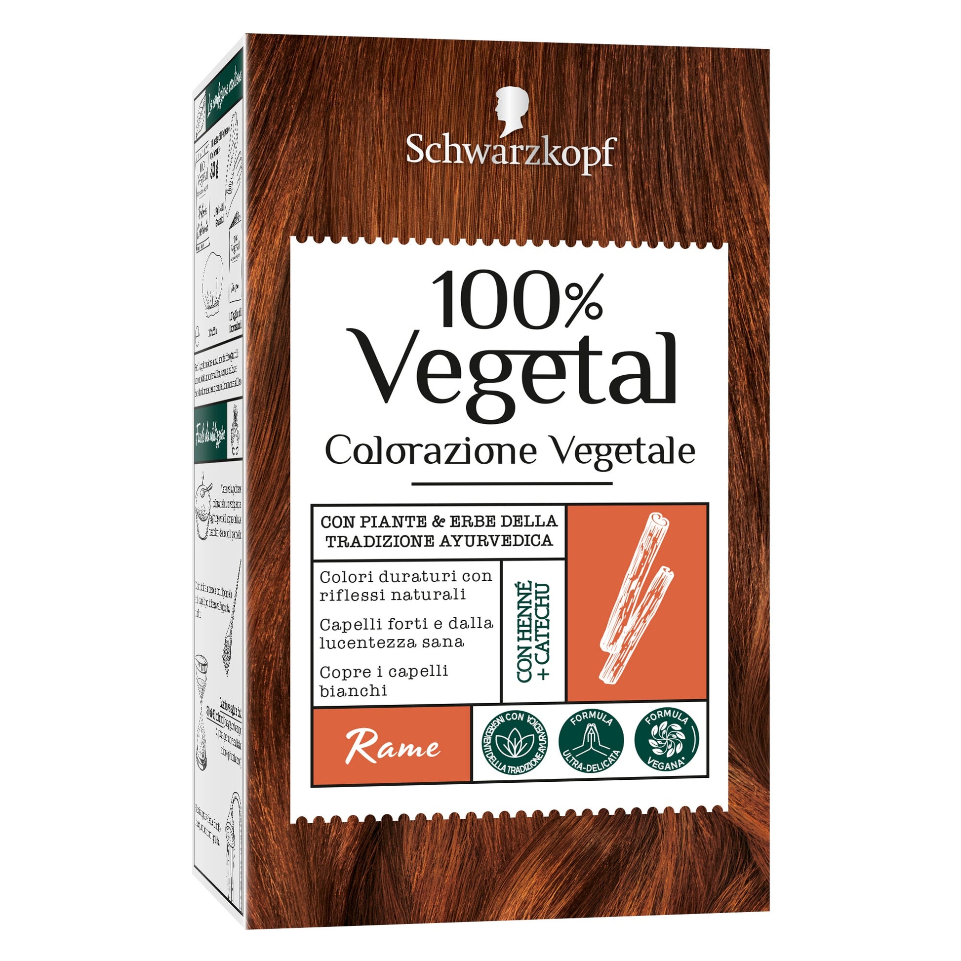 Schwarzkopf 100% Vegetal Colorazione Vegetale Capelli Rame-1