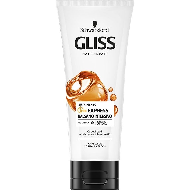 Schwarzkopf Gliss Balsamo Nutrimento Intensivo 1 Minuto Express 200ml-1