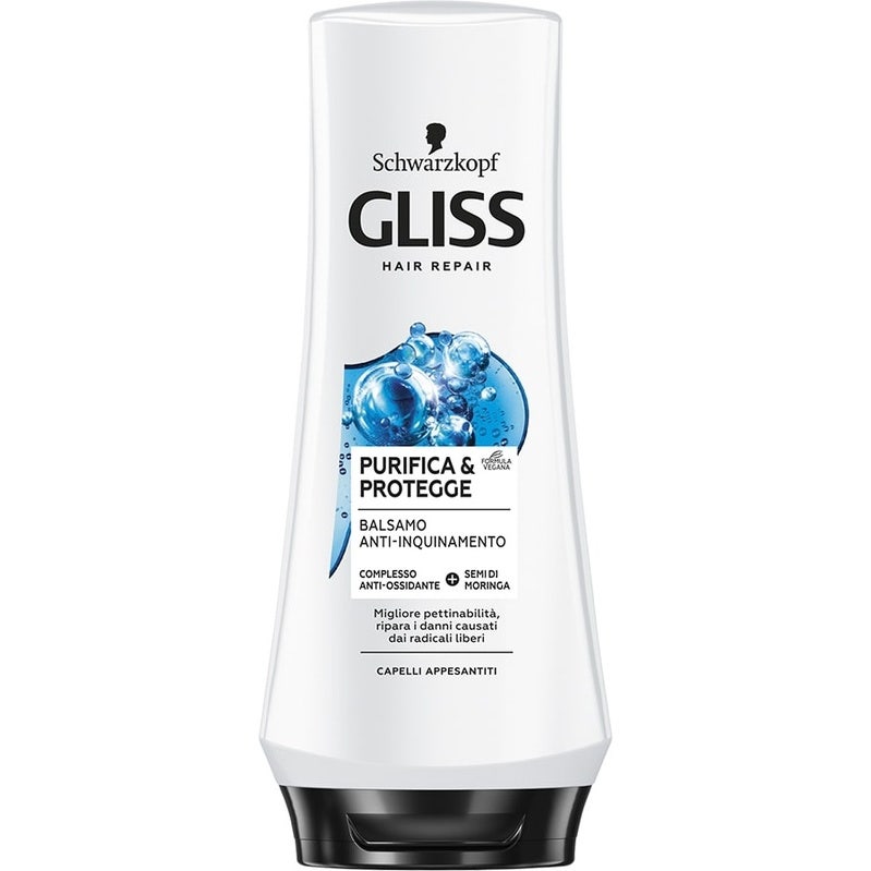 Schwarzkopf Gliss Balsamo Anti-Inquinamento Purifica/Protegge 200ml-1