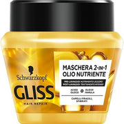 Schwarzkopf Gliss Maschera 2In1 Olio Nutriente 300ml-1