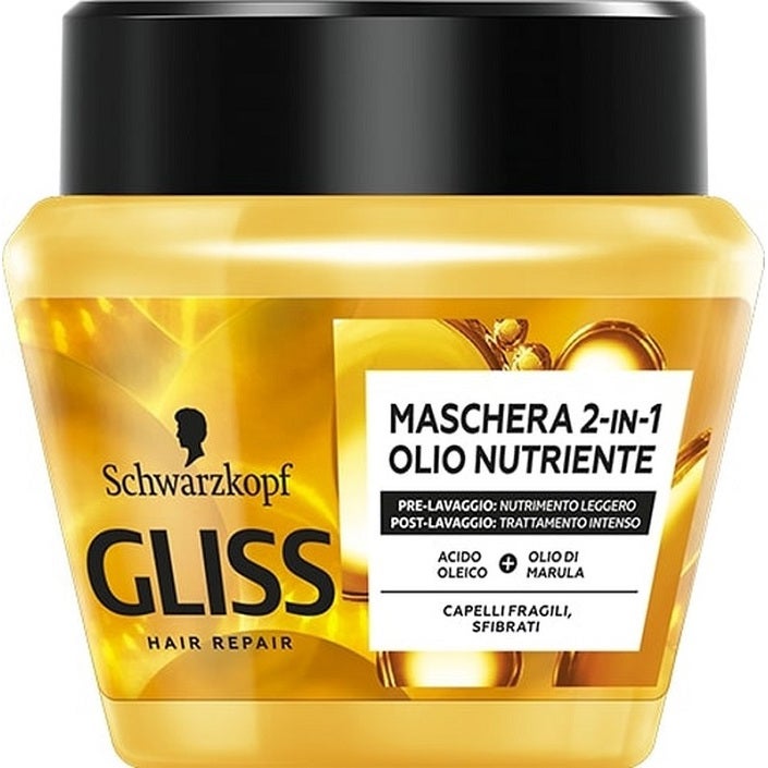 Schwarzkopf Gliss Maschera 2In1 Olio Nutriente 300ml-1
