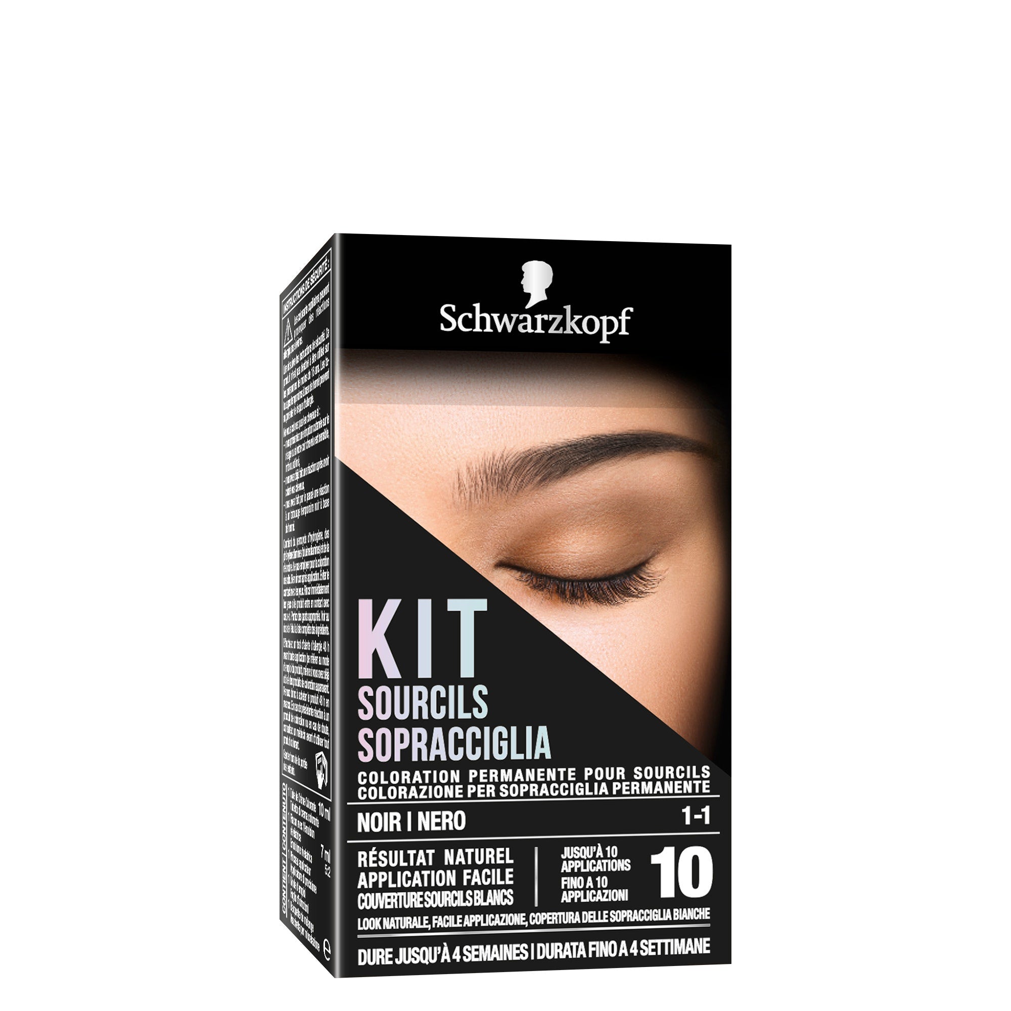 Schwarzkopf Kit Sopracciglia Colorazione Permanente Per Sopracciglia 1-1 Nero-1