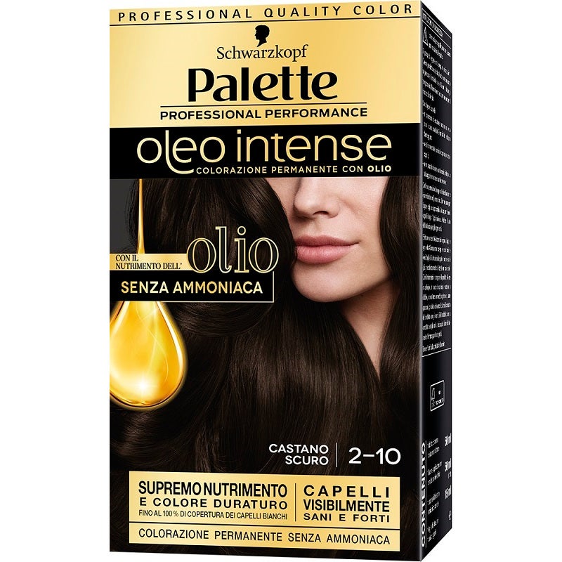 Schwarzkopf Palette Oleo Intense Colorazione Permanente 2-10 Castano Scuro 173g-1
