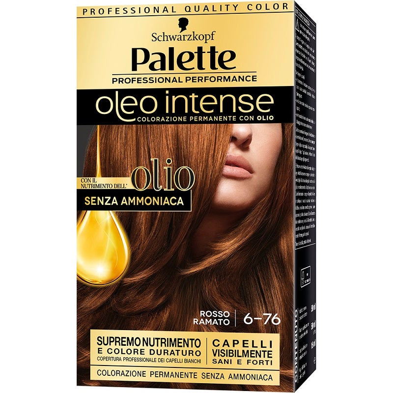 Schwarzkopf Palette Oleo Intense Colorazione Permanente 6-76 Rosso Ramato 173g-1