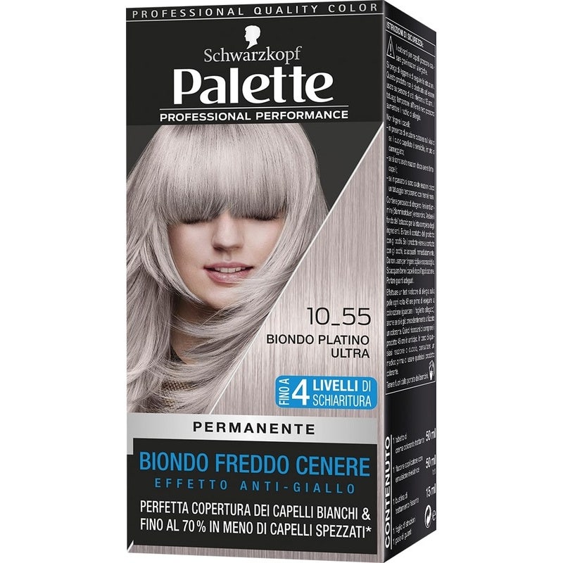 Schwarzkopf Palette Professional Performance Colorazione Permanente 10-55 Biondo Platino Ultra 170g-1