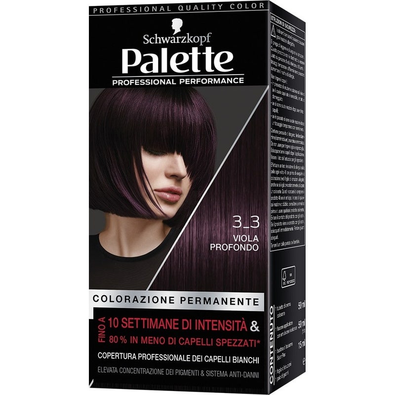 Schwarzkopf Palette Professional Performance Colorazione Permanente 3-3 Viola Profondo 170g-1