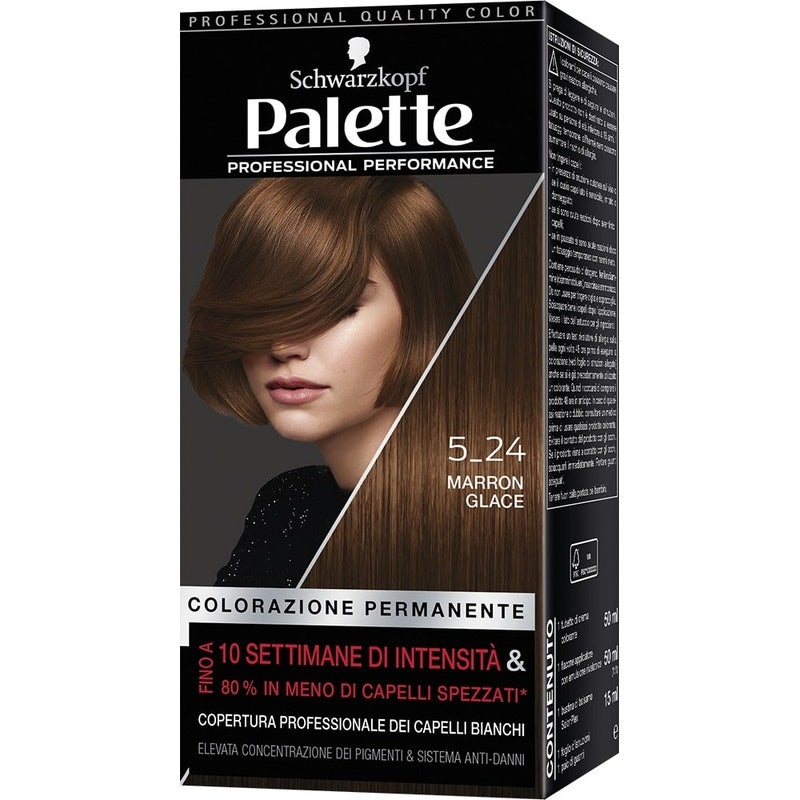 Schwarzkopf Palette Professional Performance Colorazione Permanente 5-24 Marron Glace 170g-1