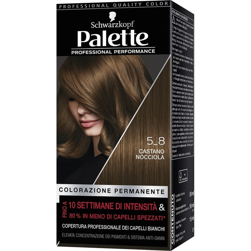 Schwarzkopf Palette Professional Performance Colorazione Permanente 5-8 Castano Nocciola 170g-1