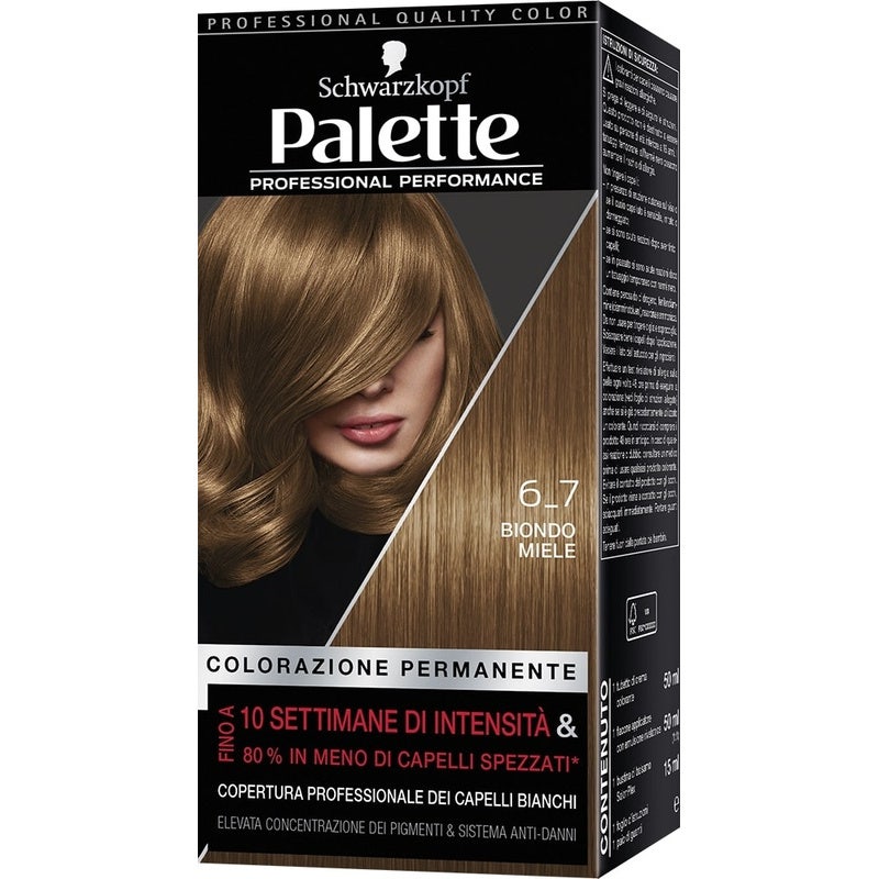 Schwarzkopf Palette Professional Performance Colorazione Permanente 6-7 Biondo Miele 170g-1