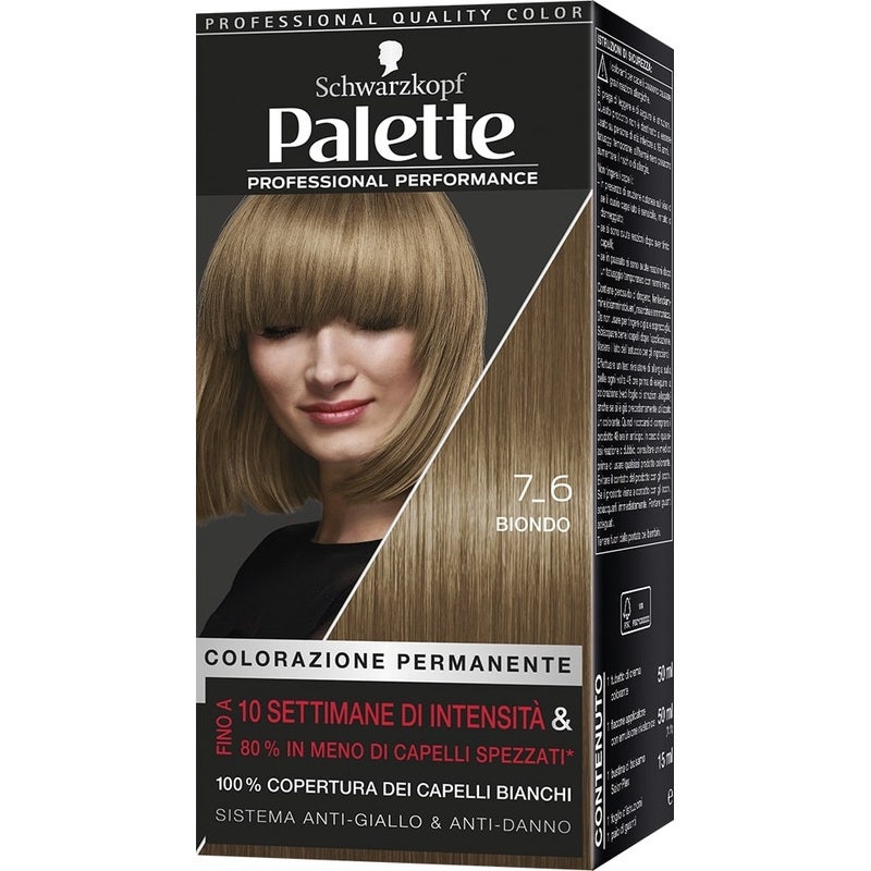 Schwarzkopf Palette Professional Performance Colorazione Permanente 7-6 Biondo 170g-1