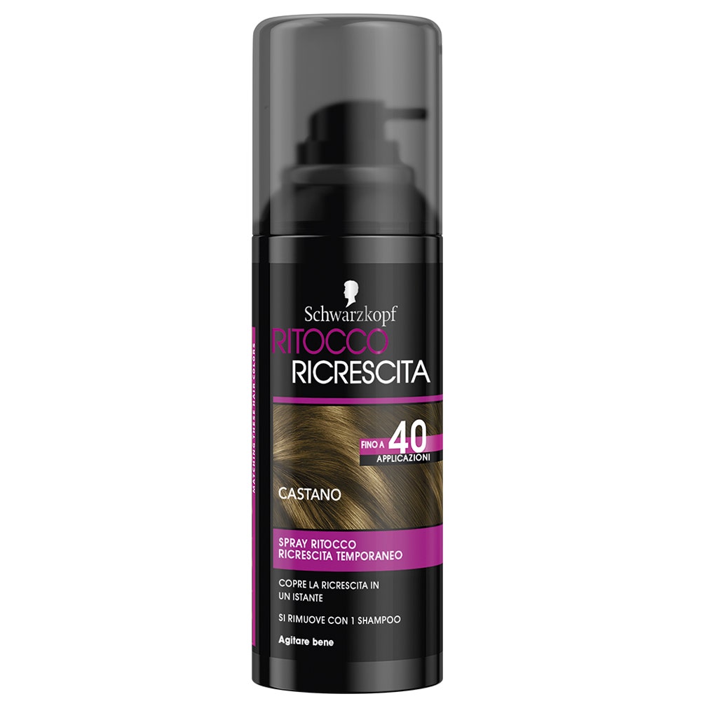 Schwarzkopf Ritocco Ricrescita Spray Temporaneo Castano 120ml-1
