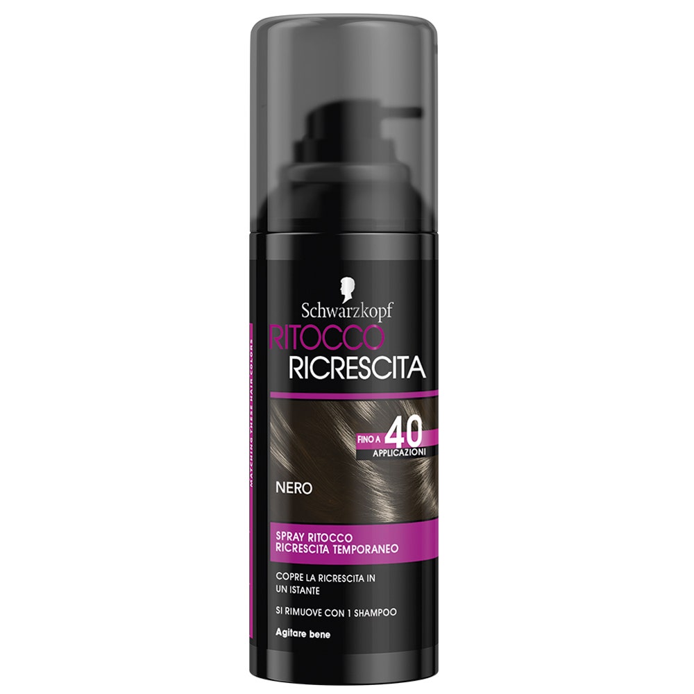 Schwarzkopf Ritocco Ricrescita Spray Temporaneo Nero 120ml-1