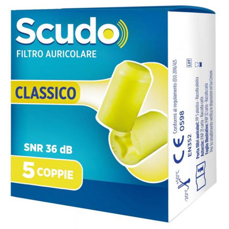 Scudo Classico filtro auricolare 5 coppie-1