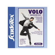 Scudotex Gambaletto Uomo Cotone Compressione Leggera Nero Cod.458 Misura 5 (XL)-1