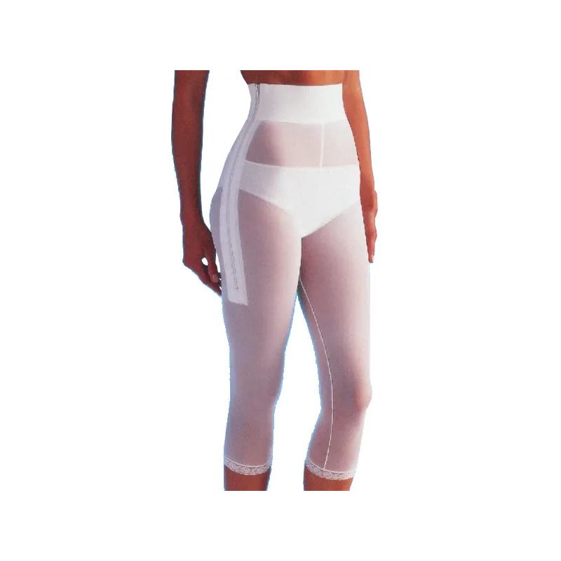 Scudotex Guaina Post-Liposuzione Pinocchietto 140 Denari Cod. 570 Bianco Misura 1 (XS)-1