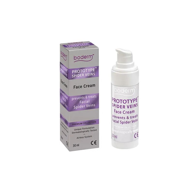 Boderm Prototype Spider Veins crema viso per teleangectasie 30ml-1