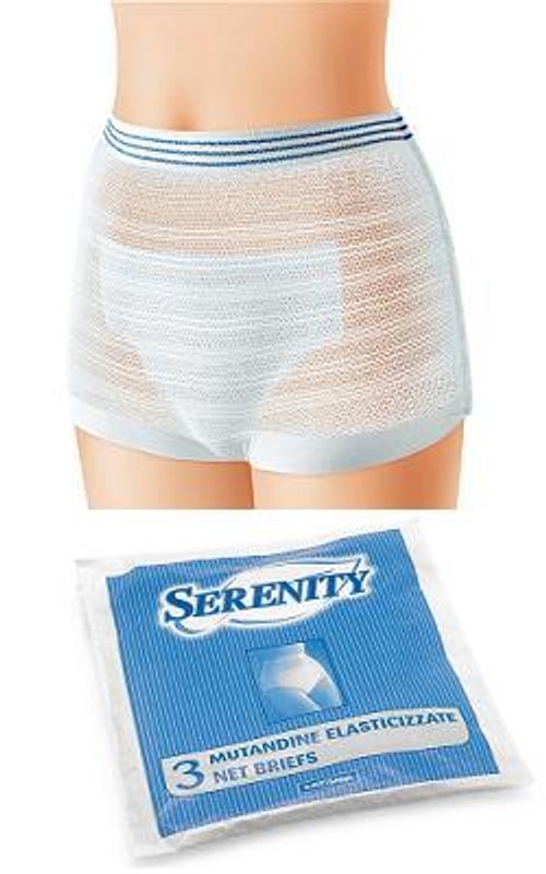 Serenity Mutandina a Rete taglia XXL 3 pezzi-1