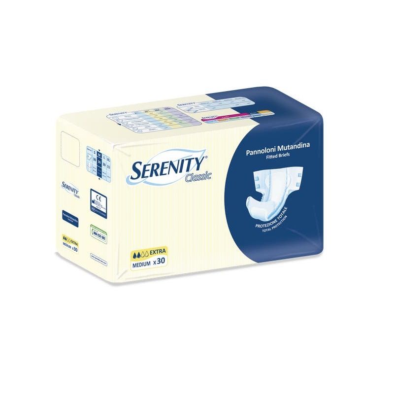 Serenity Pannolone Mutanda Classic Extra Tg M 30 Pezzi-1