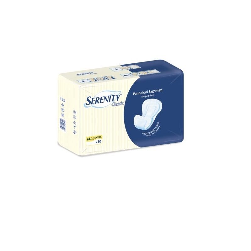 Serenity Classic Extra pannolone sagomato per incontinenza 30 pezzi-1