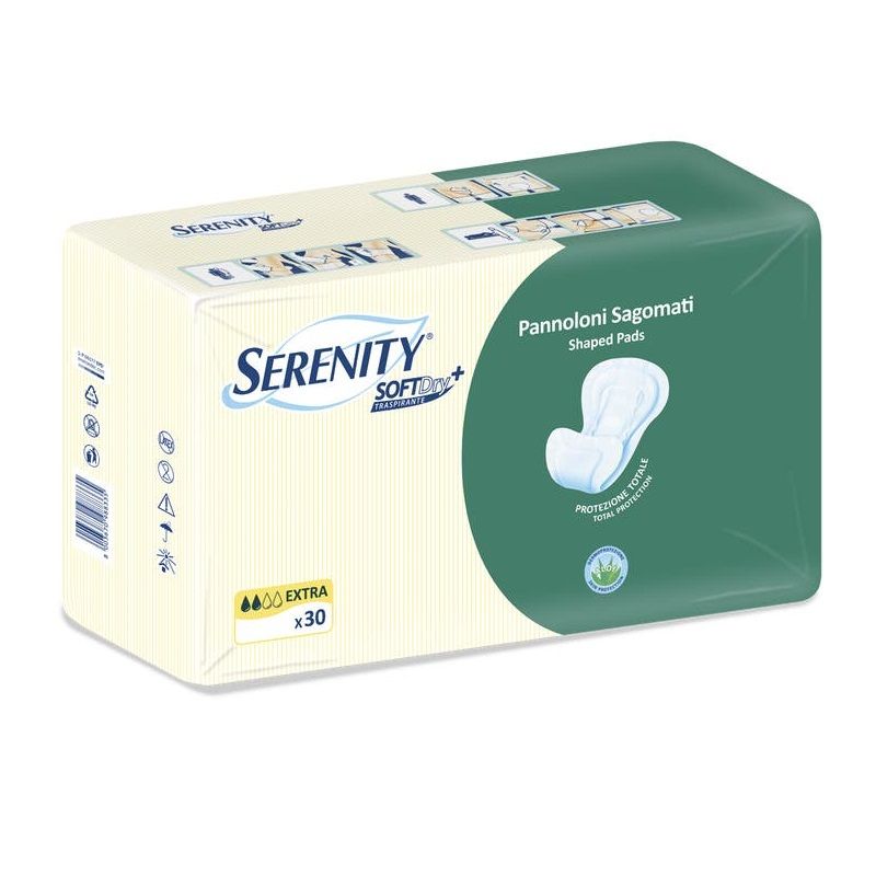 Serenity SoftDry+ Extra pannolone sagomato per incontinenza 30 pezzi-1