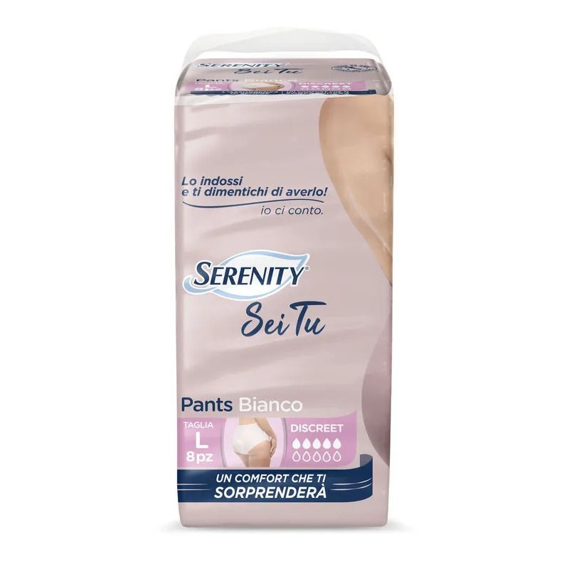 Serenity Pants Sei Tu Discreet Mutandina Assorbente Taglia L 8 Pezzi-1
