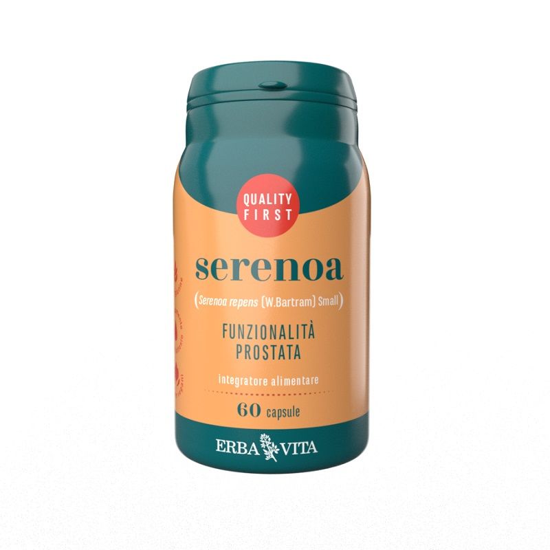 Erba Vita Serenoa per il benessere di prostata e vie urinarie 60 capsule-1