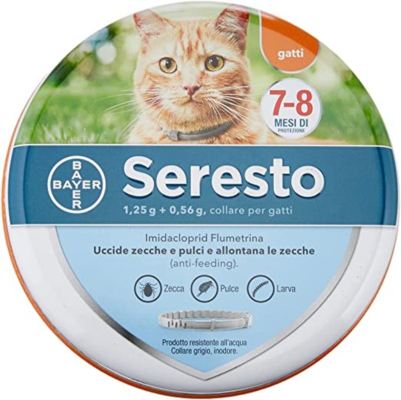 Seresto antiparassitario contro pulci e zecche per gatti-1