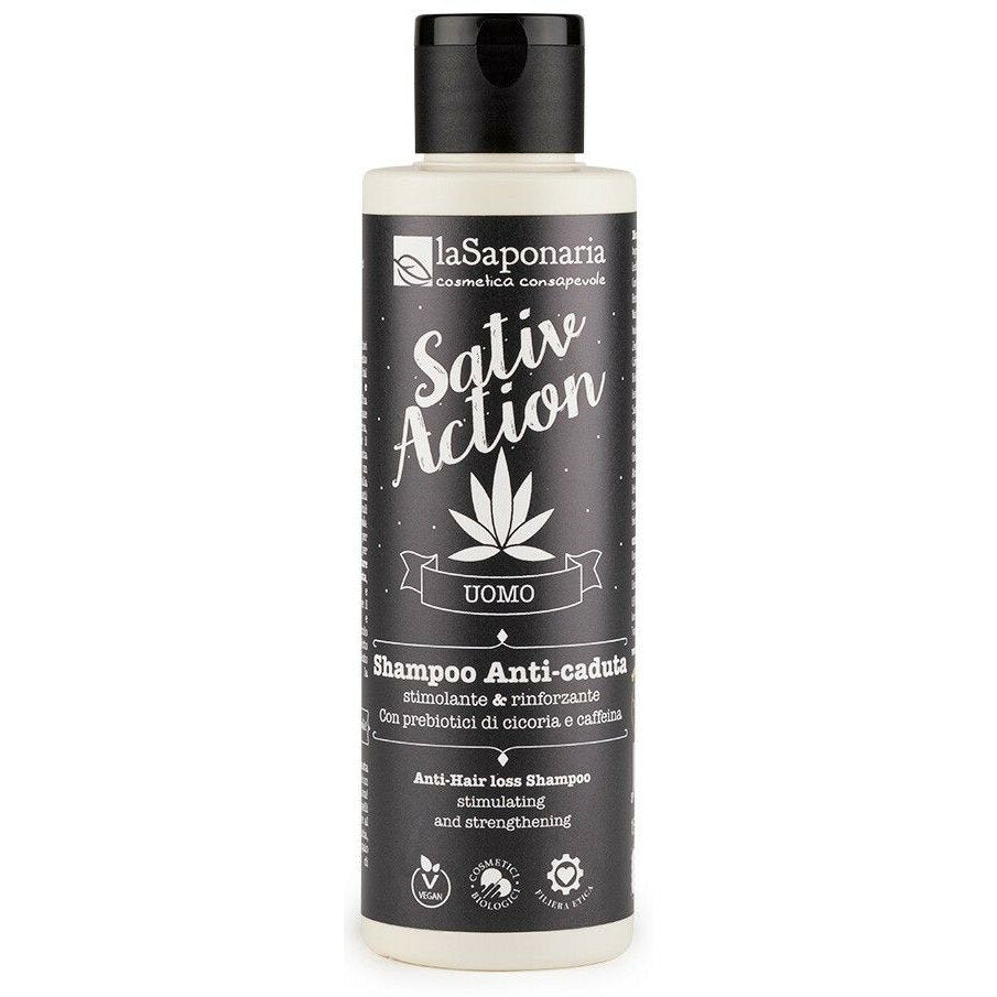 La Saponaria Sativaction Shampoo Anticaduta Uomo 150ml-2