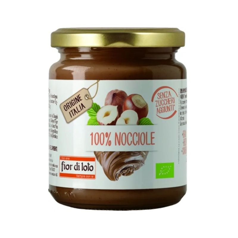 Fior Di Loto Crema 100% Nocciole Tostate 200g-1