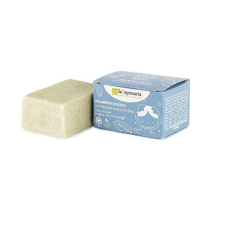 La Saponaria Shampoo Solido Purezza Purificante/Antiforfora 50g-1