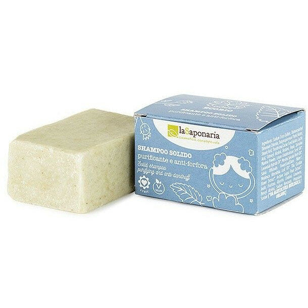La Saponaria Shampoo Solido Purezza Purificante/Antiforfora 50g-2