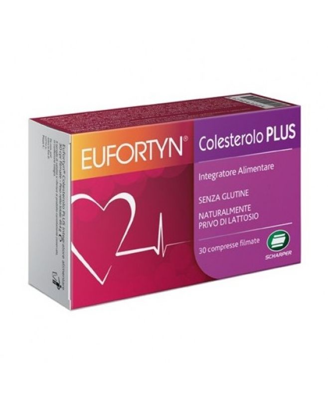 Sharper Eufortyn Colesterolo Plus per il controllo del colesterolo 30 compresse-1