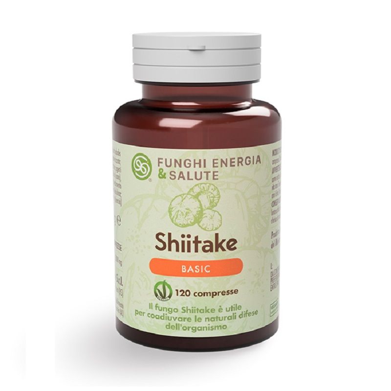 Shiitake Linea Basic per le naturali difese dell'organismo 120 compresse-1