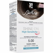 Bionike Shine On High Sensitivity Plus trattamento colorante per capelli 5.00 Castano Chiaro-1